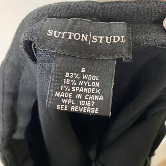 Bloomingdale’s Sutton Studio Wool Back Zip Ponte Pencil Skirt (Small, Black) - Picture 6 of 8